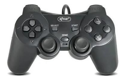 Imagem de Kit 2 Controles Para Playstation 2 Com Fio Joystick