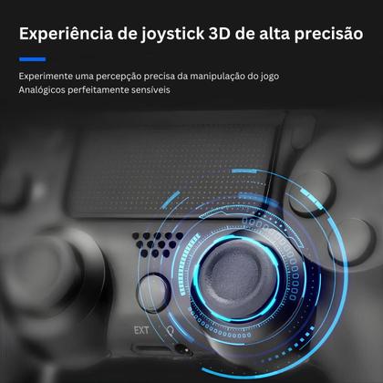 Imagem de Kit 2 Controles wireless compatível consoles, PC, Smart TV, celulares, jogos, ergonômico, conexão estável, precisão, conforto desempenho, performance