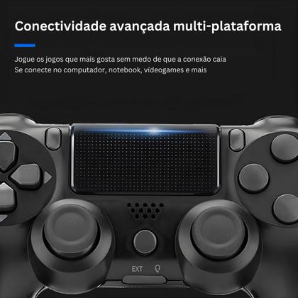 Imagem de Kit 2 Controles wireless compatível consoles, PC, Smart TV, celulares, jogos, ergonômico, conexão estável, precisão, conforto desempenho, performance