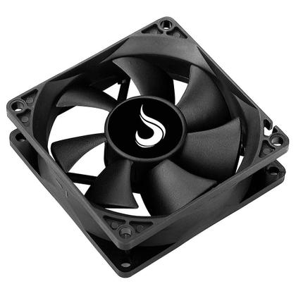 Imagem de Kit 2 Cooler Fan Rise Mode Black 80mm 12v Preto - RM-BK-02-FB