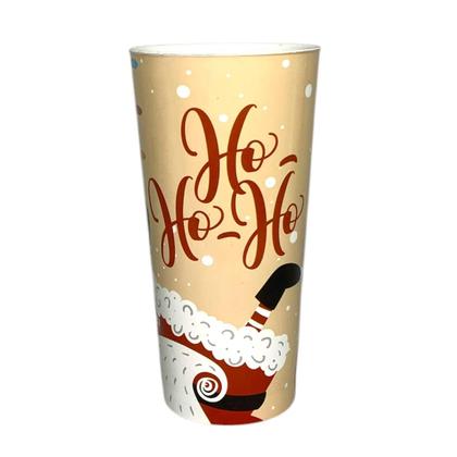 Imagem de Kit 2 Copo Plástico Long Drink Natal 350ml Estampa Sortida