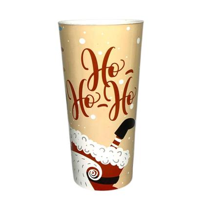 Imagem de Kit 2 Copo Plástico Long Drink Natal 350Ml Estampa Sortida