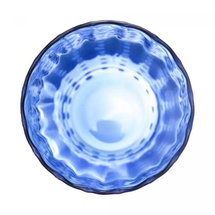 Imagem de Kit 2 Copos Alto de Vidro para Água Sucos e Refrigerante Orquídea Azul 500ml Wolff