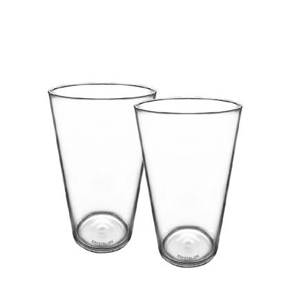 Imagem de Kit 2 Copos Big Drink 500 Ml Transparente Acrílico