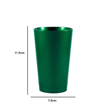 Imagem de Kit 2 Copos Cancun Verde 320Ml Plástico Premium
