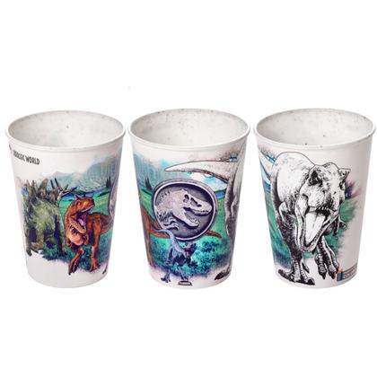 Imagem de Kit 2 Copos de Dinossauro Rex Jurassic World 320ml Plasútil