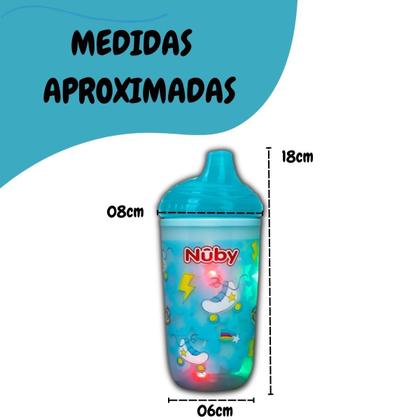 Imagem de Kit 2 Copos Pisca-Pisca Térmico Bico Rigido 300Ml Nuby