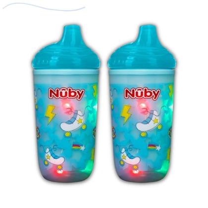 Imagem de Kit 2 Copos Pisca-Pisca Térmico Bico Rigido 300Ml Nuby