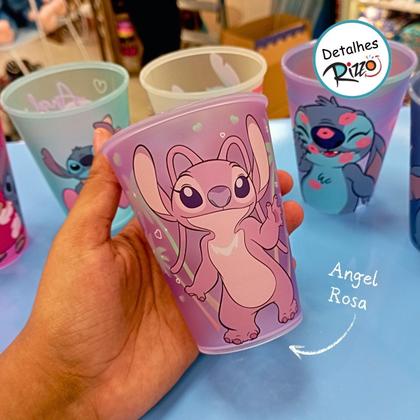 Imagem de Kit 2 Copos Plástico Stitch 280ml Disney Original Lembrancinha Presente