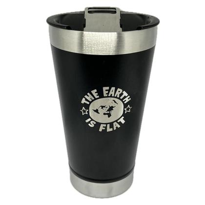 Imagem de Kit 2 Copos Terra Plana 500Ml Térmico + Tampa + Abridor