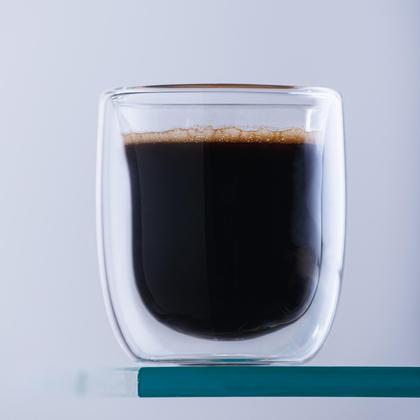 Imagem de Kit 2 Copos Vidro Duplo Café 100ml Resistente ao Calor