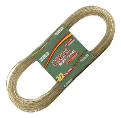 Imagem de Kit 2 Cordas De Varal 10m Rayco Não Mancha Roupa Resistente