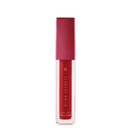 Imagem de Kit 2 Cores Batom Líquido Vermelho Hibisco e Terracota Niina Secrets Skinny Matte 5ml