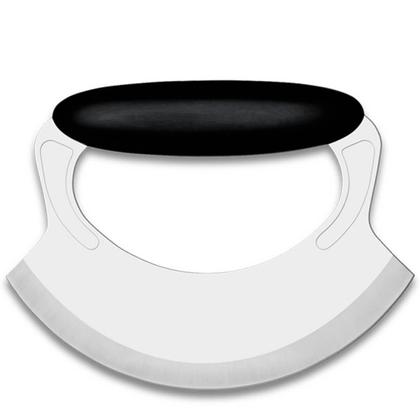 Imagem de Kit 2 Cortadores de Pizza Aço Inox Brinox Precision Plus 16,5cm Preto Massas Temperos Legumes