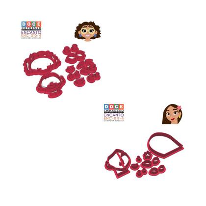 Imagem de Kit 2 Cortadores Modulares Encanto Mirabel Isabela