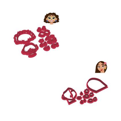 Imagem de Kit 2 Cortadores Modulares Encanto Mirabel Isabela