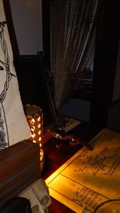 Imagem de Kit 2 Cortina De Corda Champagne Brilho Reluzente Com Varão