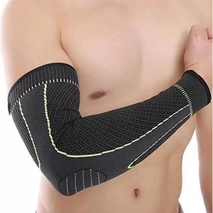 Imagem de Kit 2 Cotoveleira Ortopédica De Compressão Braço Proteção Meia Esporte Ginastica