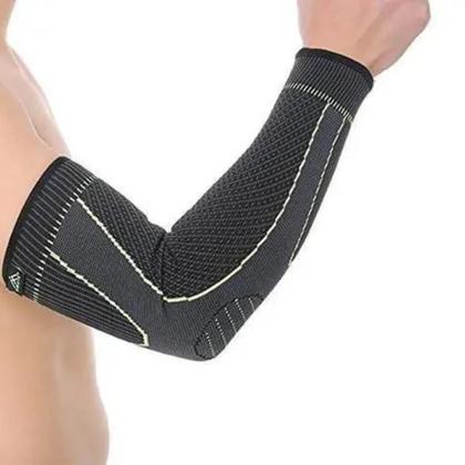 Imagem de Kit 2 Cotoveleira Ortopédica De Compressão Braço Proteção Meia Esporte Ginastica