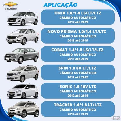 Imagem de Kit 2 Coxim Cambio Automático Onix Spin Cobalt Prisma Sonic