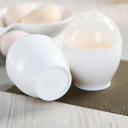 Imagem de Kit 2 cozinhar ovos forma microondas pote recipiente