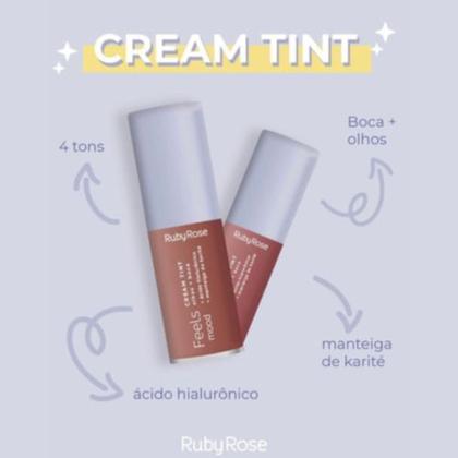 Imagem de Kit 2 Cream Tint Ruby Rose Alta Pigmentaçã0