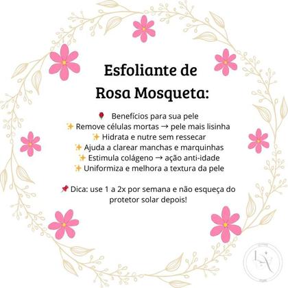Imagem de Kit 2 Creme Esfoliante Corporal Rosa Mosqueta, Melancia e Maracuja Pote 500g para o corpo