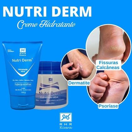 Imagem de Kit 2 Cremes Nutri Derm Calmante Da Pele Com Dermatite 100gr