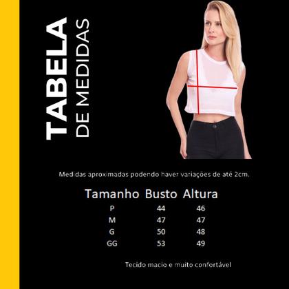 Imagem de Kit 2 Cropped De Tule Transparente Sem Manga Regata Feminina