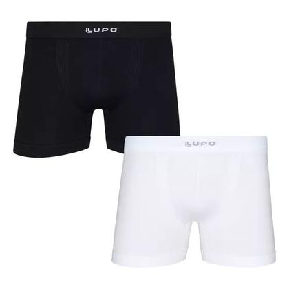 Imagem de Kit 2 Cueca Am Boxer Microfibra sem Costura - Lupo 