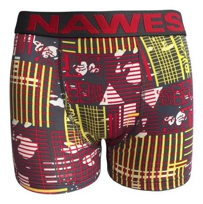 Imagem de Kit 2 Cuecas Boxer Nawes Estampadas Microfibra Conforto N23