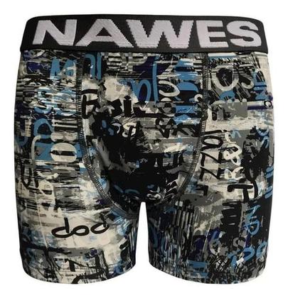 Imagem de Kit 2 Cuecas Boxer Nawes Estampadas Microfibra Conforto N23