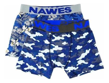 Imagem de Kit 2 Cuecas Boxer Nawes Estampadas Microfibra Conforto N23