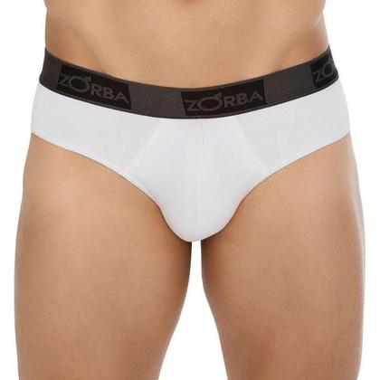 Imagem de Kit 2 Cuecas Branco/Grafite Zorba 716 Slip