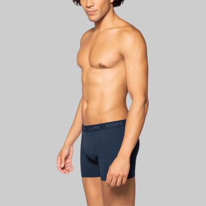 Imagem de Kit 2 Cuecas Lupo Boxer Algodão com Elastano 00615