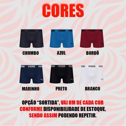 Imagem de Kit 2 Cuecas Microfibra Boxer Box  Modelo Sem Costura Masculina Adulta