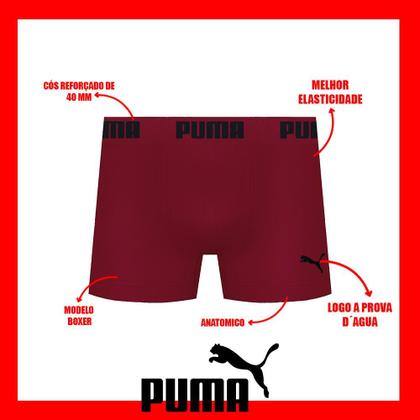 Imagem de Kit 2 Cuecas Microfibra Boxer Box  Modelo Sem Costura Masculina Adulta