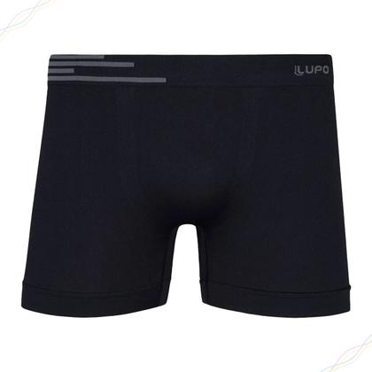 Imagem de Kit 2 Cuecas Microfibra Masculino Boxer Box Original Lupo Básico Sem Costura Cores Básicas