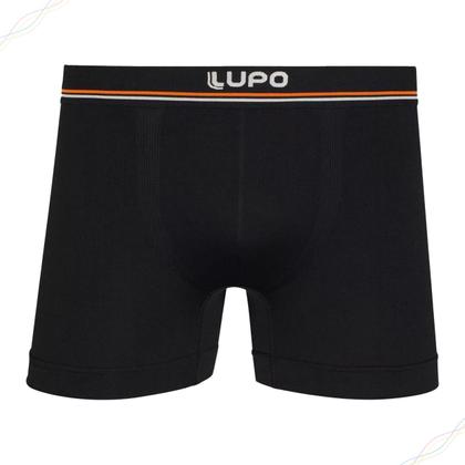 Imagem de Kit 2 Cuecas Microfibra Masculino Boxer Box Original Lupo Básico Sem Costura Cores Básicas