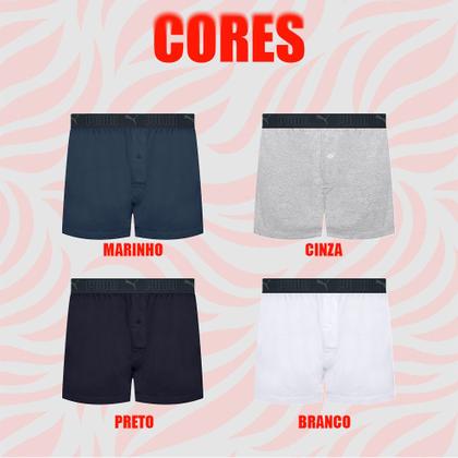 Imagem de Kit 2 Cuecas Samba Canção Masculina Adulto Com Cós Elástico E Abertura