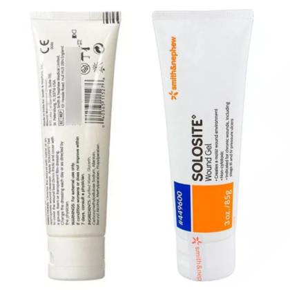 Imagem de Kit 2 Curativos Solosite Hidrogel 85g Tratamento de Feridas Smith e Nephew 