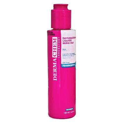 Imagem de Kit 2 Demaquilantes Make Out Para Boca Rosto Dermachem 120ml