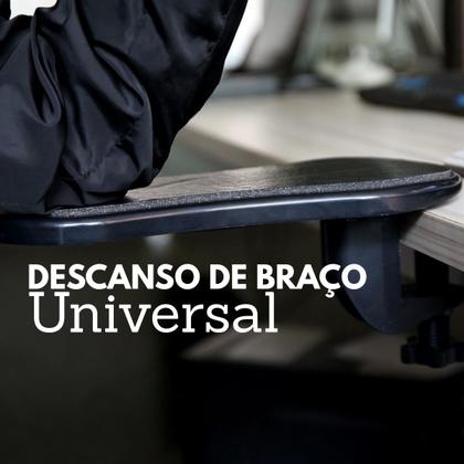 Imagem de Kit 2 Descansos De Braço Universais Reguláveis Giro 180 Conforto em Longos Períodos no Computador