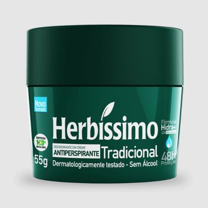 Imagem de Kit 2 Desodorante Creme Tradicional Herbíssimo 55G - Dana