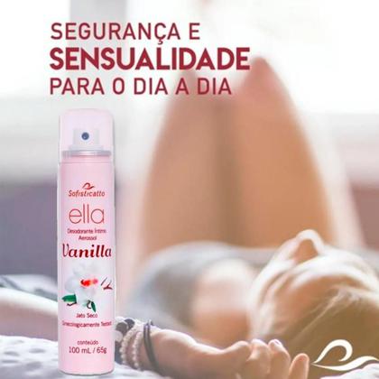 Imagem de Kit 2 Desodorante Intimo Feminino Sedução Menta E Vanilla