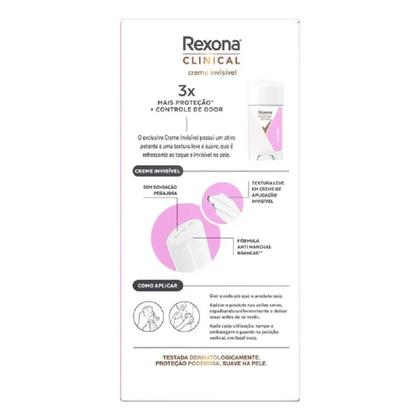 Imagem de Kit 2 Desodorante Rexona Clinical Creme Classic 58g Cada