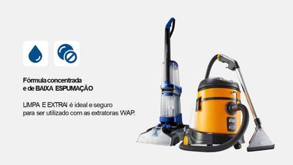 Imagem de Kit 2 Detergente Extratoras Estofados 5l Limpa E Extrai Wap