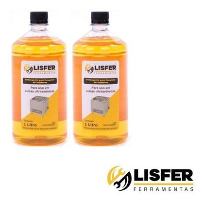Imagem de Kit 2 Detergentes Para Máquina Limpeza De Bico 1l Lisfer