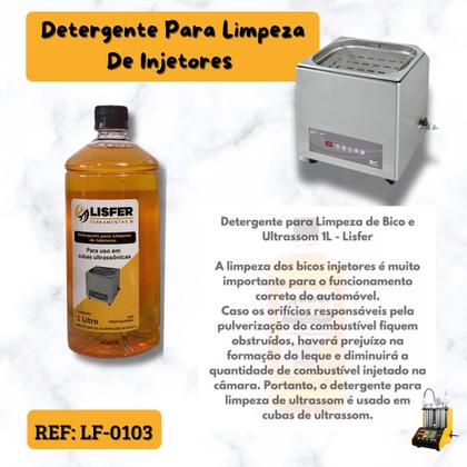 Imagem de Kit 2 Detergentes Para Máquina Limpeza De Bico 1l Lisfer