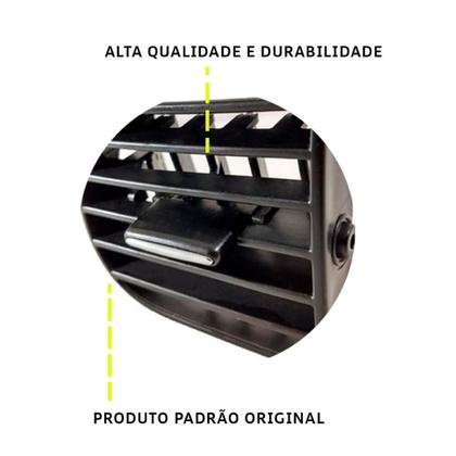 Imagem de Kit 2 Difusor Saída Ar Painel Lateral Fiat Siena EL 2011 12